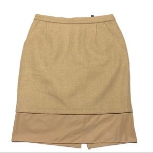 BNWT BCBGMAXAZRIA Camel Jenna Pencil Skirt